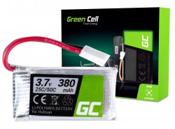 Akkumulátor Green Cell ® a Hubsan H107 H107C termékhez H107CHD H107L 3.7V 380mAh
