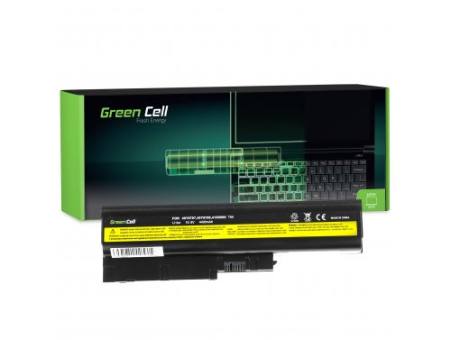Green Cell Akumuliatorius 92P1138 92P1139 92P1140 skirtas Lenovo ThinkPad T60 T60p T61 R60 R60e R60i R61 R61i T61p R500 W500