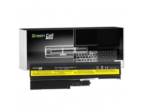 Green Cell PRO“ nešiojamas kompiuteris „Akku“ 42T4504 42T4513 92P1138 92P1139 „ Lenovo ThinkPad R60 R60e R61 R61e R61i R500 SL50
