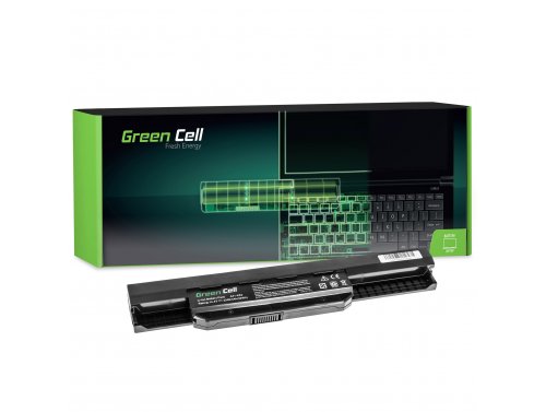 Green Cell Akumuliatorius A41-K53 skirtas Asus K54 K54C X54 X54C X54F X54H X54HB X54HR X54HY X54L X54X X54XB