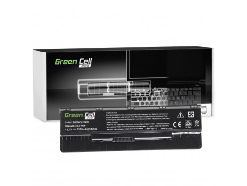 Green Cell PRO Akkumulátor A32-N56 a Asus N56 N56JR N56V N56VB N56VJ N56VM N56VZ N76 N76V N76VB N76VJ N76VZ N46 N46JV G56JR