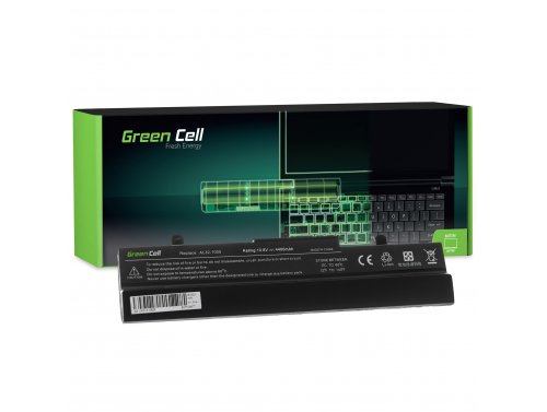 Baterie pro Asus Eee PC 1005HA-VU1X-BK 4400 mAh notebook - Green Cell