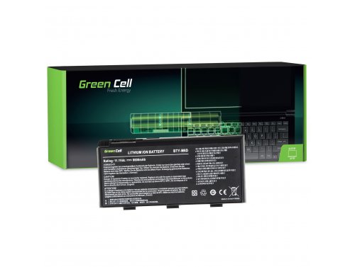 Green Cell Baterie BTY-M6D pro MSI GT60 GT70 GT660 GT680 GT683 GT683DXR GT780 GT780DXR GT783 GX660 GX680 GX780