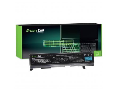 Green Cell nešiojamojo kompiuterio baterija PA3465U-1BAS PA3465U-1BRS, skirta „ Toshiba Satellite A85 A110 A135 M40 M50 M70“