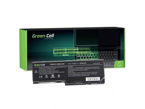 Green Cell Akumuliatorius PA3536U-1BRS skirtas Toshiba Satellite L350 L350-22Q P200 P300 P300-1E9 X200 Pro L350 L350-S1701