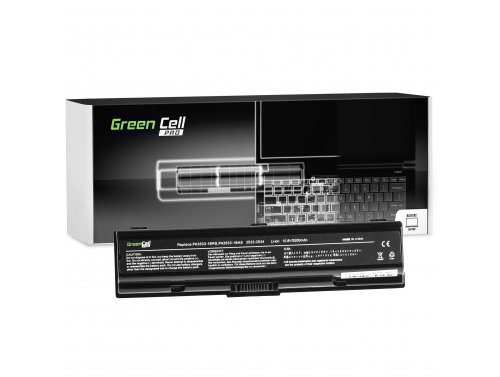Green Cell PRO“ nešiojamas kompiuteris „Akku PA3534U-1BRS“, skirtas „ Toshiba Satellite A200 A205 A300 A300D A350 A500 L200 L300