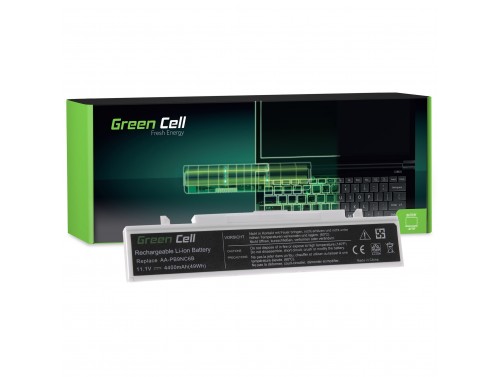 Green Cell ® laptop akkumulátor AA-PB9NC6B AA-PB9NS6B a Samsung RV511 R519 R522 R530 R540 R580 R620 R719 R780 fehér