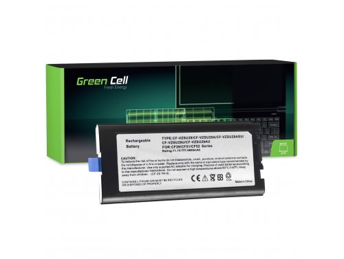 Green Cell ® CF-VZSU29 laptop akkumulátor Panasonic CF29 CF51 CF52 6600mAh-hoz