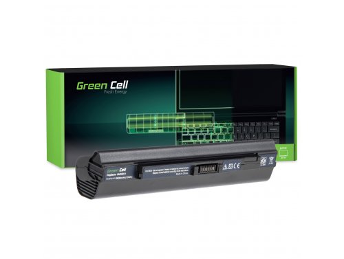 Green Cell ® laptop akkumulátor UM09A71 UM09A31 az Acer Aspire One készülékhez 531 531H 751 751H ZA3 ZG8 6600mAh