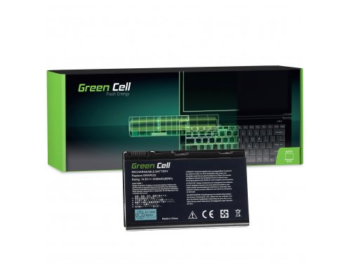 Green Cell nešiojamojo kompiuterio baterija GRAPE32 TM00741 TM00751 skirta „ Acer Extensa 5210 5220 5230 5230E 5420 5620 5620Z 5