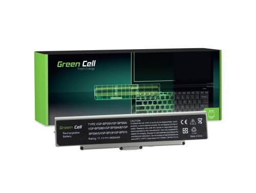 Green Cell nešiojamojo kompiuterio baterija VGP-BPS9B VGP-BPS9 VGP-BPS9S, skirta „ Sony Vaio“ VGN-NR VGN-AR570 CTO VGN-AR670 CTO