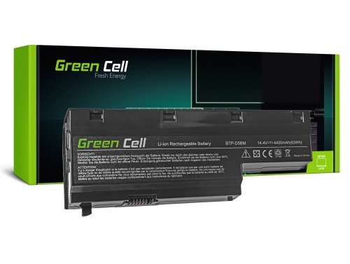 Medion Akoya“ E7211 E7212 E7214 E7216 P7611 P7612 P7614 Green Cell nešiojamojo kompiuterio baterija BTP-D4BM BTP-D5BM 40029778