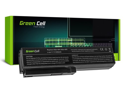 Baterie Green Cell Cell® SQU-804 SQU-805 pro LG XNote R410 R460 R470 R480 R500 R510 R560 R580 R580 R590