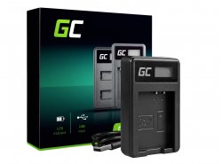 Nabíječka baterií fotoaparátu LC-E10 Green Cell Cell® pro LP-E10, EOS Rebel T3, T5, T6, Kiss X50, Kiss X70, EOS 1100D, EOS 1200D