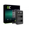Green Cell ® Kamera akkumulátor töltő AHBBP-401 a GoPro HERO 4 CHDBX CHDBY CHDHX CHDHY Black White Silver Edition