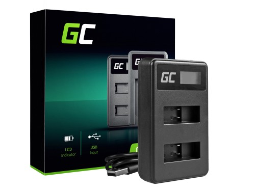 Įkroviklis AHBBP-501 „ Green Cell ®“, skirtas „ GoPro AHDBT-501“, „Hero5 Hero6 Hero7 HD Black Black Silver Edition“ 2.5 W