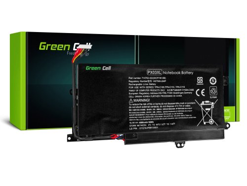 Green Cell ® laptop akkumulátor PX03XL a HP Envy 14-K M6 K