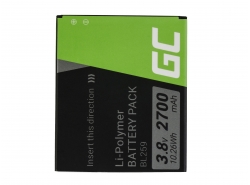 Green Cell ® Handy Akku BL259 für Lenovo K3 K5 K5 Plus C2 Lemon 3