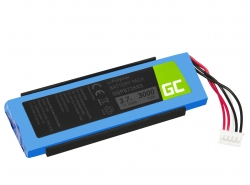 Green Cell Akku Batterie GSP872693 P763098 03 für kabellosen Lautsprecher Bluetooth JBL Flip III Flip 3, Li-Polymer 3.7V 3000mAh
