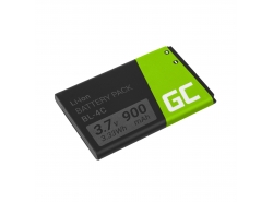 Batterie Green Cell BL-4C für handy akku Nokia 1661 X2 6101 6102 6103 6125 6131 6136 6170 6230 6260 6300 3.7V 850mAh