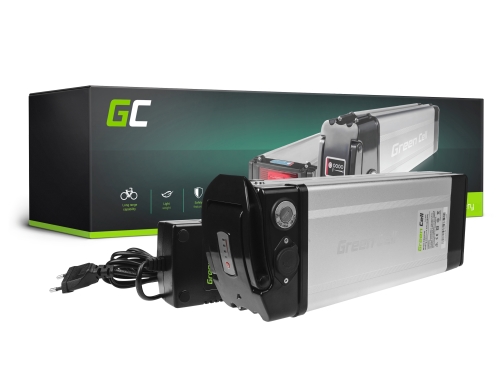 Green Cell® Elektrinio Dviračio Baterija 24V 15Ah 360Wh Silverfish Ebike 2 Pin Su Įkrovikliu
