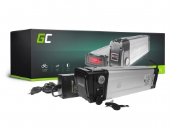 Green Cell ULTRA® E-Bike Akku 36V 23.8Ah Li-Ion Markenzellen Silverfish Batterie mit Ladegerät