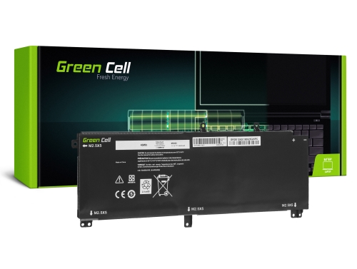 Green Cell Akumuliatorius 245RR T0TRM TOTRM skirtas Dell XPS 15 9530, Dell Precision M3800