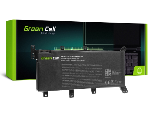 Green Cell Laptop Akku C21N1347 für Asus R556 R556L R556LA R556LB R556LD R556LJ R556LN A555L F555L F555LD K555L K555LD