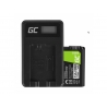 Baterie Green Cell Cell® FW50 a nabíječka BC-TRW pro Sony Alpha A7, A7 II, A7R, A7R II, A7S, A7S II, A5000, A5100, A6000, A6300
