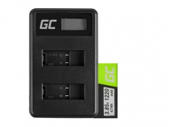 Green Cell ® akkumulátor és töltő AHDBT-501 AABAT-001 a GoPro HD HERO5 HERO6 HERO7 fekete 3,85 V 1220 mAh
