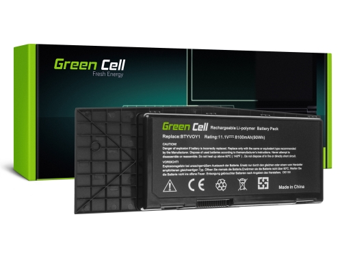 Green Cell BTYVOY1 laptop akkumulátor a Dell Alienware M17x R3 M17x R4 termékhez