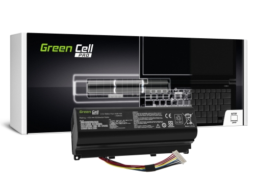 Green Cell PRO“ nešiojamojo kompiuterio baterija A42N1403, skirta „ Asus ROG G751 G751J G751JL G751JM G751JT G751JY