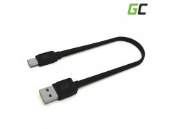 Kabel USB-C Type C 25cm Green Cell Matte rychlé nabíjení Ultra Charge, Quick Charge 3.0