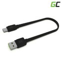 Kabelis USB-C 25cm Green Cell Matte su greituoju įkrovimu Ultra Charge, Quick Charge 3.0