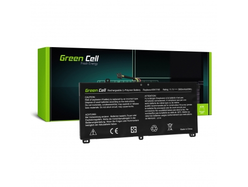 Green Cell nešiojamojo kompiuterio baterija, skirta „ Lenovo ThinkPad T550 T560 W550s P50s“