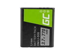 Baterie Green Cell Li-50B pro Olympus Tough TG-810 TG-610 6000 Stylus 1010 1020 SP-720UZ SP-800UZ SZ-20 3.7V 770mAh