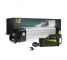 Green Cell® E-Bike Akku 24V 10.4Ah Li-Ion Silverfish Batterie mit Ladegerät