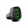 Green Cell Autoladegerät 54W GC PowerRide mit Ultra Charge Schnellladung - 3x USB-A