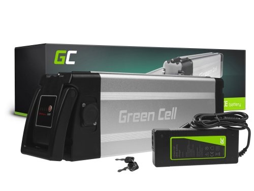 Green Cell Elektromos Kerékpár Akkumulátor 48V 17.4Ah 835Wh Silverfish Ebike 4 Pin Töltővel