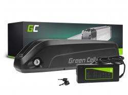 Green Cell Elektromos Kerékpár Akkumulátor 36V 15Ah 540Wh Down Tube Ebike EC5 számára Ancheer, Samebike, Fafrees Töltővel