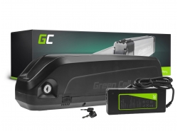 Green Cell® Elektromos kerékpár akkumulátor 48V 13Ah Down Tube Li-Ion + Töltő