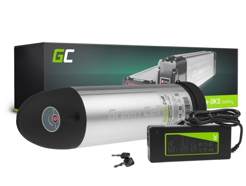 Green Cell E-Bike Akku 36V 12Ah 418Wh Down Tube Elektrofahrrad 4 Pin für Ancheer, Myatu mit Ladegerät