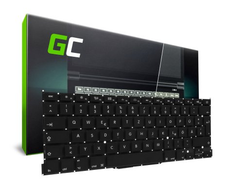 Green Cell ® Tastatur für Laptop Apple MacBook Pro 13 A1502 RETINA QWERTZ DE