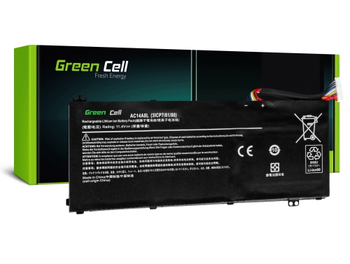 Green Cell Laptop Akku AC14A8L AC15B7L für Acer Aspire Nitro V15 VN7-571G VN7-572G VN7-591G VN7-592G i V17 VN7-791G VN7-792G