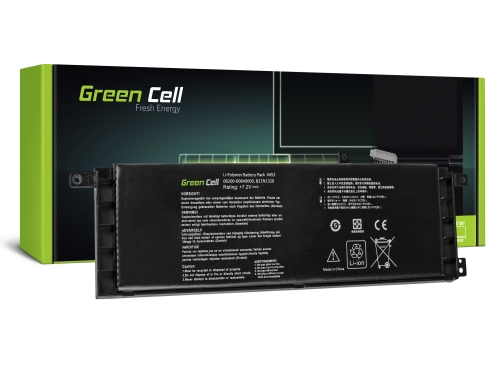 Green Cell Laptop Akku B21N1329 für Asus X553 X553M X553MA F553 F553M F553MA D453M D553M R413M R515M X453MA X503M X503MA