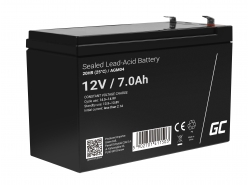 Green Cell® Gelová baterie AGM 12V 7aH akumulátorová baterie bezúdržbová záložních zdrojích UPS