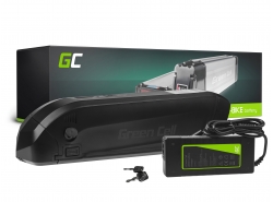 Green Cell® Elektromos kerékpár akkumulátor 36V 12Ah Down Tube Li-Ion + Töltő