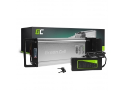 Green Cell® E-Bike Akku 24V 8.8Ah Li-Ion Pedelec Rear Rack Batterie mit Ladegerät