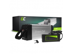 Green Cell® E-Bike Akku 24V 15Ah Li-Ion Pedelec Silverfish Batterie mit Ladegerät