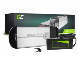 Green Cell Elektromos Kerékpár Akkumulátor 36V 10.4Ah 374Wh Rear Rack Ebike 2 Pin számára Prophete, Mifa, Curtis Töltővel